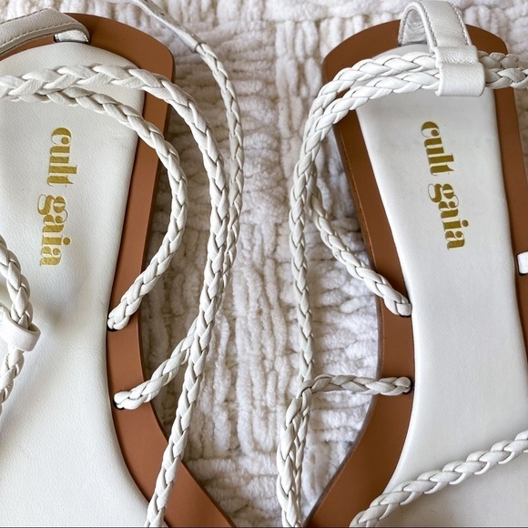 Cult Gaia Juno Leather Sandal 37.5 - Picture 6 of 14